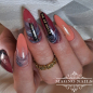 Preview: Coral Nude Marmor Herbstnägel Nageldesign Ideen - Nails